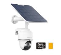 Reolink 4K Camera Exterieur sans Fil Solaire 4G avec Carte Sim, Vision Nocturne Couleur, Détection Personne/Véhicule, Audio Bidirectionnel, Cloud Crypté, Go PT Ultra+Panneau Solaire+Carte microSD 32Go
