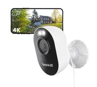 Reolink 4K Caméra Surveillance WiFi Extérieure avec Wi-FI 6, Bi-Bande 2,4/5GHz, Détection Intelligente, Vision Nocturne Couleur, Audio Bidirectionnel, Sirène, Étanche, Enregistrement 24/7, Lumus Pro