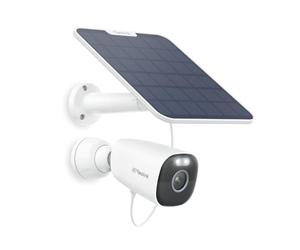 Reolink 4K Camera Surveillance WiFi Exterieure sans Fil Solaire, avec Détection Personne/Véhicule/Animal, 2,4/5 GHz WiFi, 8MP Vision Nocturne en Couleur, Argus Eco Ultr Panneau Solaire