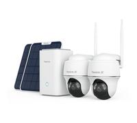 Reolink 4K Kit Cameras Exterieur sans Fil, 360° Suivi Auto & PT, Home Hub
