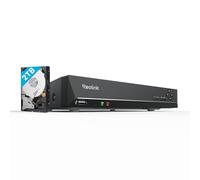 Reolink 4K PoE NVR 8 Canaux Caméra de Sécurité à Domicile Enregistrement de Vidéo avec Disque Dur de 2TO Supportez 16MP/12MP/8MP/5MP/4MP HD IP Caméra RLN8-410