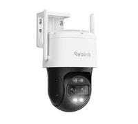 Reolink 4K PTZ Camera Surveillance WiFi Exterieure à Double Objectif, 2,4/5 GHz Wi-FI 6, Zoom 6X, Détection Personne/Véhicule/Animal, Suivi Automatique, Vision Nocturne Couleur, H.265, TrackMix WiFi