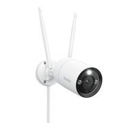 Reolink 4K Wi-Fi 6 Caméra Surveillance Extérieure, Détection Personne/Véhicule/Animal, Caméra IP Filaire 2,4/5 GHz, Vision Nocturne en Couleur, Boîtier Métallique IP67, Audio Bidirectionnel, RLC-810WA