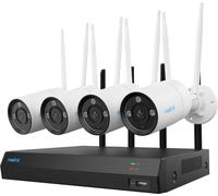 Reolink 4K WLAN Système de caméra de surveillance extérieur 2,4/5 GHz WLAN,8MP Ultra HD,détection intelligente ,12 canaux NVR avec 2TB HDD