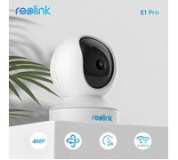 Reolink 4MP Pan Tilt Caméra De Surveillance Interieur WiFi Rotative Caméra Bébé avec Vision Nocturne Détection de Mouvement -E1 Pro
