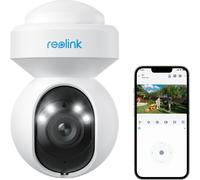 Reolink Caméra Surveillance 5MP 2.4-5 GHz WiFi Série E1 PTCam ProHD AF Extérieur,Pan-Tilt,Zoom optique 3X,Vision nocturne couleur
