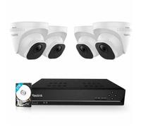 Reolink 5MP Caméra de Surveillance Extérieure,8CH 2To NVR+4X 5MP Caméra PoE Détection Perosnne-Véhicule,Vision Nocturne