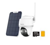 Reolink 5MP Caméra Solaire 4G LTE avec Carte SIM & microSD 32Go, Go PT Plus