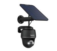Reolink 5MP Camera Solaire Exterieur WiFi sans Fil, 2,4/5Ghz WiFi, 360° Camera Exterieur Batteries, Détection Personne/Véhicule/Animal, Audio Bidirectionnel, Siren, Argus PT+Panneau Solaire