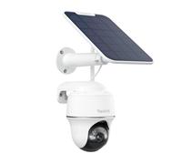 Reolink 5MP Caméra Surveillance WiFi Extérieure sans Fil, Argus PT+Panneau Solaire, Camera Solaire 360° Pan/Tilt, 2.4/5 Ghz WiFi, Vision Nocturne, Détection Humaine, Audio Bidirectionnel, Siren