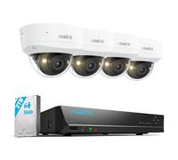 Reolink 5MP Kit Videosurveillance PoE avec IK10 Anti-Vandalisme, RLK8-500V4