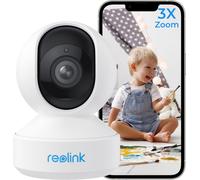 Reolink 5MP PTZ WLAN Caméra de surveillance intérieure, 355°/50° orientable avec zoom optique 3x, 2,4/5 GHz WiFi, détection humaine/animale