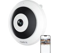 Reolink 6MP 360° Caméra panoramique Fisheye PoE Caméra de surveillance Détection de mouvement, 3k+ HD Détection de personnes, audio 2 voies, blanc