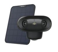 Reolink Argus 4 Pro+SP2, 4K 8MP 180° Dual-Lens caméra sur batterie, Smart Detection, 2.4/5GHz WiFi, vision nocturne ColorX, alarme à 2 voies, noir