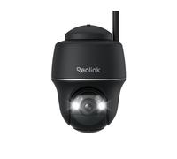 Reolink Argus PT, 2K+ 5MP PTZ caméra de surveillance solaire/batterie extérieure, 2,4/5GHz WiFi, détection de personne/véhicule, audio 2 voies, noir