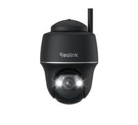 Reolink Argus PT Ultra, 4K 8MP batterie caméra de surveillance extérieure, 2,4/5GHz WiFi, Pan & Tilt, vision nocturne couleur, détection intelligente, audio 2-voies, noir