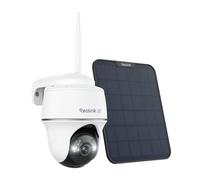Reolink 8MP Caméra Surveillance WiFi 2,4/ 5 GHz sur Batterie Exterieure, Vision Nocturne Couleur , 355° Pan & 140° Tilt, Détection Intelligente, Audio Bidirectionnel