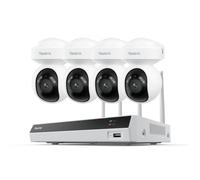 Reolink Caméra de Surveillance extérieur PoE PT 4K à 8 Canaux avec Couverture à 360° 1*RLN8-410 et 4*E1 Outdoor SE PoE