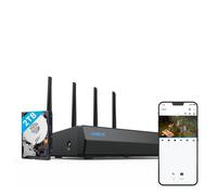 Reolink caméra de surveillance NVR Wi-Fi 6,12 canaux 5/2,4 GHz WLAN,Wi-Fi 6,2TB disque dur,max.16MP résolution