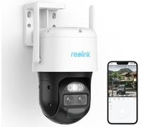 Reolink Caméra intelligente sans fil sur batterie avec zoom et tracking automatiques, 4MP 2K objectif grand angle et téléobjectif, 5/2,4 GHz WLAN