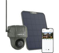 Reolink Caméra sauvage 4K 8MP Caméras de surveillance 3G/4G LTE avec 360º vision panoramique,No-Glow,Détection d'animaux, 355°/90° panoramique,Détecteur de mouvement,Audio 2 voies