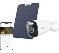 Reolink Caméra solaire rechargeable 4K WLAN Caméra de surveillance extérieure 8MP couleur nuit, détection de personne/voiture/animal, 5/2,4GHz Wifi