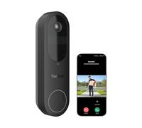 Reolink Caméra Sonnette 2K sans Fil avec Batterie, Wi-FI 2.4/5GHz, Vue tête-Pieds 1:1, détection des Personnes/véhicules/Colis, Pas de Frais mensuels, Audio bidirectionnel, Video Doorbell (Batterie)