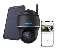 Reolink Caméra Surveillance 4MP 2.4-5 GHz WiFi Batterie Série Argus PTCam ProHD,Pan-Tilt,Vision Nocturne,Détection Humaine,+SP,Noir