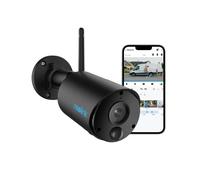 Reolink Caméra Surveillance Série Argus B21C 3MP WiFi sur Batterie, Audio Bidirectionnel,Détection PIR,Vision Nocturne,Noir