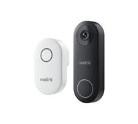Reolink D340W : Sonnette Vidéo 5MP, 2560x1920, WiFi, H.264, Audio 2-voies, IP65, MicroSD 256Go max, RJ45, Alimentation 12-24V DC, Android/iOS