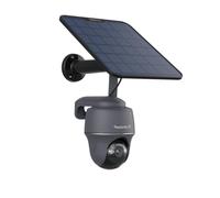 Reolink Go PT Ultra+Panneau Solaire 2, 4K 8MP 4G LTE Batterie Caméra de Surveillance Extérieure, Détection Intelligente, 355° Pan &140° Tilt, avec 32GB microSD, Gris