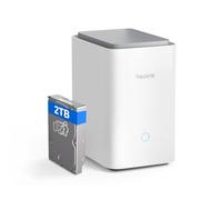 Reolink Home Hub Pro, Contrôle Centralisé pour Jusqu'à 16 Caméras de Surveillance, Jusqu'à 16To de Stockage Disque Dur, Cryptage AES-128, Streaming 8K, Wi-FI 6 et Sirène 120dB, Pas de Frais Mensuels