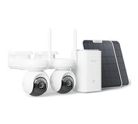 Reolink Kit Caméra Surveillance 2+1 : 2X Caméra PT 4K Solaire + 1X Home Hub + Carte microSD 64Go - Système Complet avec Pré-Enregistrement, ColorX, Suivi Auto & Stockage Local