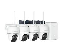 Reolink Kit de caméra de sécurité extérieure sans fil 8 MP, Argus PT Ultr panneau solaire, PTZ 360°, vision nocturne, WiFi 2,4/5 GHz