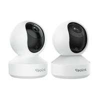 Reolink Kit de Surveillance Intérieure : Caméra E1 Pro 3K & Caméra E1 Zoom 4K PTZ, Wi-FI 6, Zoom Optique 3X, Suivi Auto, Détection de Pleurs de Bébé/Personnes/Animaux, Vision Nocturne, Audio 2-Voies