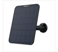 Reolink Panneau solaire 2, 6W Power, Compatible avec la caméra rechargeable Reolink, sangle & câble de connexion 4M, résistant aux intempéries, noir