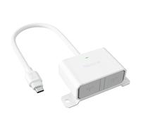 Reolink RLA-CD1 Station d'Extension, Double Alimentation Solaire/Batterie, Compatible avec Caméras à Batterie Reolink, Adaptateur d'alimentation Extérieur