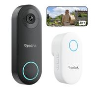 Reolink Sonnette Connectée Filaire Caméra 5MP WiFi, Doorbell Extérieure Étanche avec Carillon 2,4/5 GHz, Alertes de Détection Humaine, Grand Angle 180°, Audio Bidirectionnel, Video Doorbell WiFi