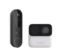 Reolink Sonnette Vidéo 2K sur Batterie & Argus MagiCam Caméra de Surveillance sans Fil Magnétique, Vue 1:1, Détection Colis/Personne, IP67, WiFi 2,4/5GHz, Stockage Local