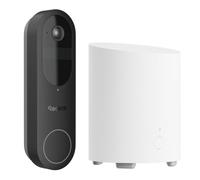 Reolink Sonnette Vidéo à Batterie (2e génération) avec Home Hub Mini | Résolution 2K 4Mpx, vue intégrale, vue 150° × 150°, stockage local, alimentation flexible, détection intelligente interphone