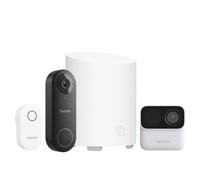 Reolink Sonnette Vidéo WiFi 5MP avec Carillon & Argus MagiCam avec Home Hub Mini, Centre de Sécurité Tout-en-Un, Stockage Local, Angle 180°, Détection Humaine IA, Vision Nocturne