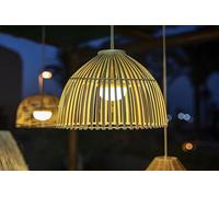 Suspension lumineuse LED Reona ⌀43,5cm 500lm IP54 9W Réglable de chaud à neutre New Garden naturelle