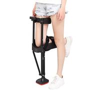Reotto Béquille Mains Libres, béquille de Genou sans Douleur, déambulateur de Genou orientable, Alternative aux béquilles pour Les blessures à la Cheville ou au Pied - Canne de Marche réglable en h