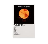 REOTTO Coldplay Parachutes Poster décoratif sur toile, art mural, pour salon, chambre à coucher, art mural, impression d'image moderne, décoration de salle familiale, 20 x 30 cm