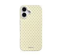 Reownest Compatible avec Coque pour iPhone 17, Silicone TPU Housse, Mignon Fashion Polka Dot Pattern Aesthetic Design Étui Anti-Choc et Imperméable Case pour iPhone 17-Jaune