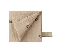 Reoyloep Muslin lingettes pour bébé, 1 pièce Muslin Square 23X23CM / 9.06 "x9.06 Serviette bébé Serviette en Coton Ultra Doux