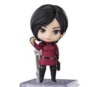 REOZIGN Ada Wong, Figurine Leon Scott Kennedy, d'action Movbale Visage De Remplacement Version Q 10cm / 3,9 Pouces PVC Personnage Modèle Décoration Cadeaux (b)