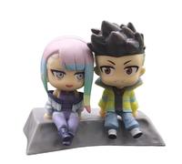 REOZIGN David Martinez, lucyna kushinada, Assise côte à côte q Version Figurines d'action 8cm / 3,1 Pouces modèle de Jeu Personnage Statue Collection Cadeau