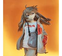 REOZIGN Evangelion Figures, Asuka Langley Soryu Figure Statue 25cm/9.8inch EVA Asuka Part2 Limited Edition Figurines Cartoon Jouets Anime Collection Décoration (Heterochromia)