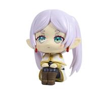 REOZIGN Fern, Stark, Frieren Figure, Chercher Assis Version Q Figurine 10 Cm / 4,3 Pouces en PVC Cosplay Artisanat Souvenirs pour Les Fans D'anime Cadeaux (c)